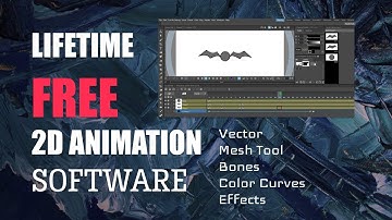 Best free 2d animation software with bone rig | Vector drawing | OpenToonz #opentoonz #animation