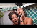 How we shower in a bus // Tiny house shower
