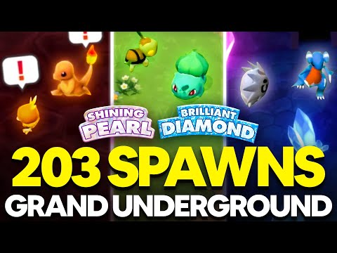 Pokémon Hideaways spawn list in Pokémon Brilliant Diamond and Shining Pearl