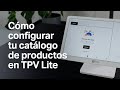 Cmo configurar un catlogo de productos en sumup tpv lite