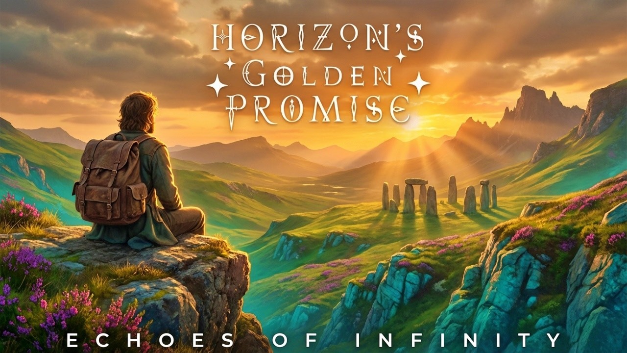 Horizon's Golden Promise | Fantasy Celtic Ambience | Relaxing Music [No Ads]