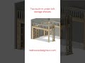 Side-by-Side Twin Loft Bed w/ Built-In Storage | Design #111 by Redhouse Designs Co. #bedroomdesign