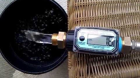 Economy Water Meter Accuracy Test