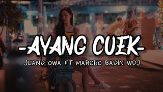 Download Lagu Lagu Acara || AYANG CUEK || Juand Owa Ft Marcho Badin WDJ MP3 Download Lagu Lagu Acara || AYANG CUEK || Juand Owa Ft Marcho Badin WDJ MP3