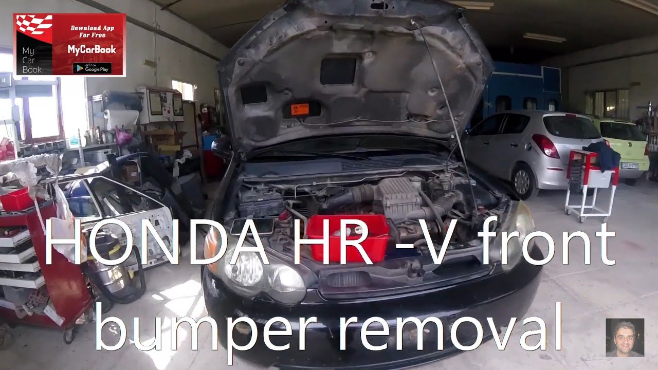 Honda HR-V   (1999-2006) front bumper removal