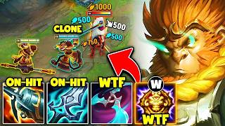 WUKONG JUNGLE CLONE APPLIES ON-HIT EFFECTS 🐒 League Of Legends#leagueoflegends #lol #gaming #outplay