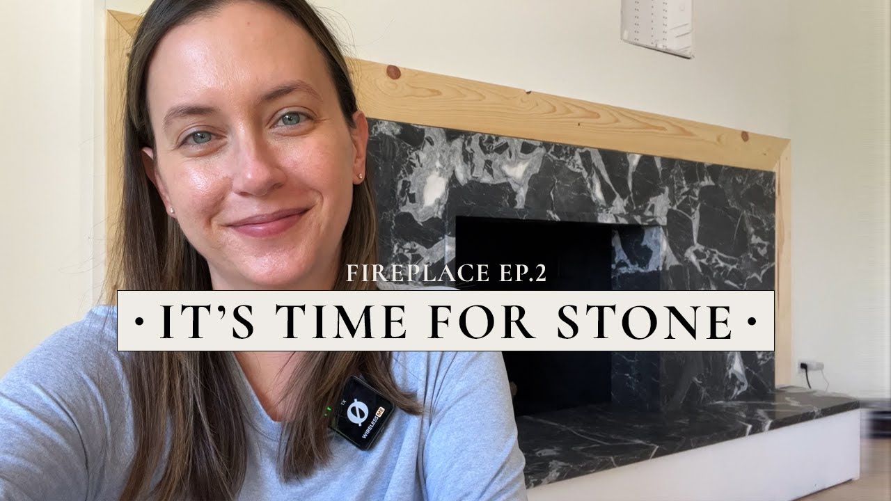 How to Paint a Stone Fireplace White - Girl in the Garage®