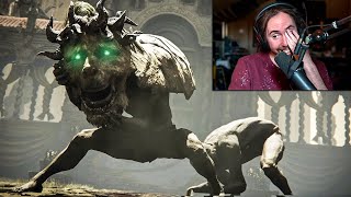 The Dancing Lion Intro Cutscene but without the cape | Asmongold Reacts — Asmongold TV