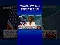 Major Democratic donor confused by Bidenomics: ‘What the f***’ does that mean? #shorts