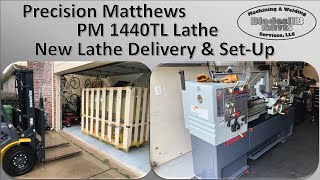 Precision Matthews PM 1440TL Delivery, Clean Up and VFD Set Up