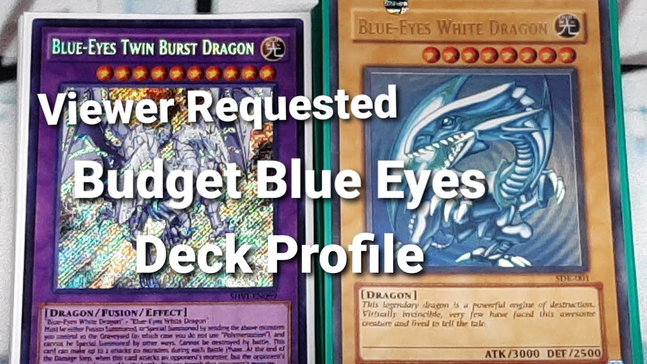 Viewer Requested Budget Blue Eyes Deck Profile YouTube