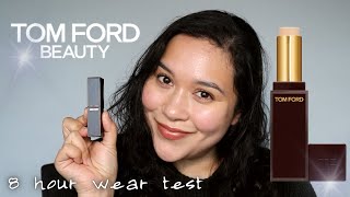 NEW! Tom Ford Traceless Soft Matte Concealer Ecru 1W0  | Wear test 8 hours | Combination/oily skin