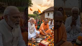 Pm Modi Yogi Ji Hanuman Ji Ki Aarti Jai Shree Ram