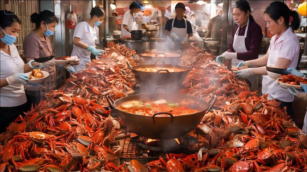 Under $9 ! Eat Delicious & Cheap Seafood Buffet, Crabs, Oysters Snails | Vietnamese Street Food