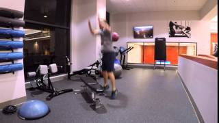 Burpee with Press Up (Hands Elevated)