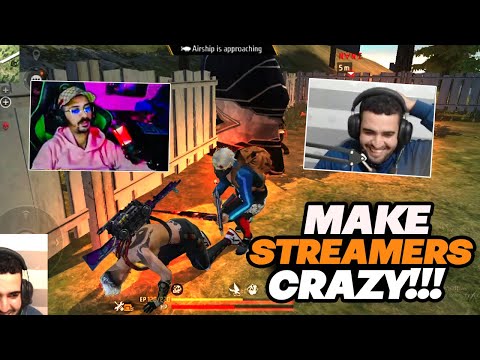 أخطر ستريم سنايب جعلت الستريمرز يطلبون النجدة MAKE STREAMERS CRAZY FREE FIRE