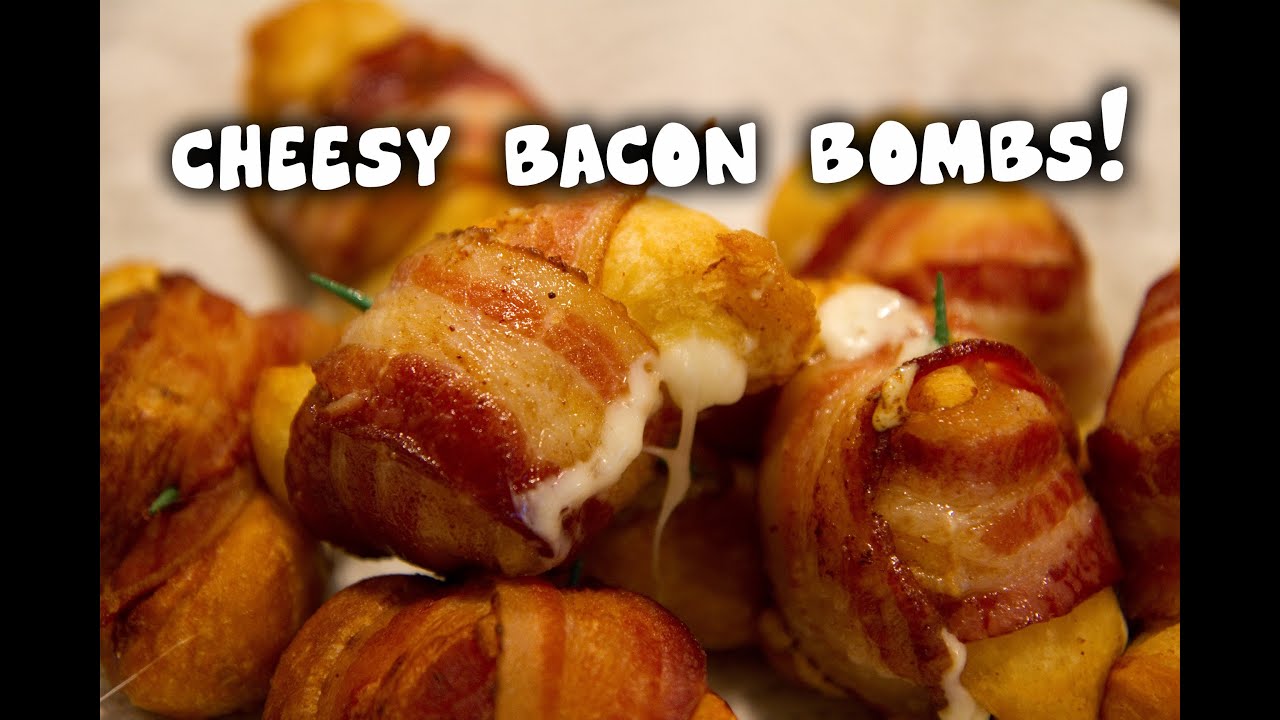 Cheesy Bacon Bombs! - YouTube