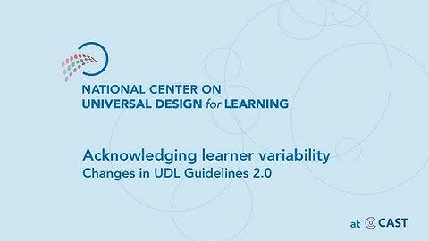 Acknowledging Learner Variability