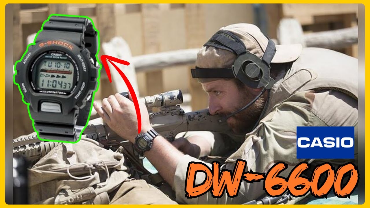 G-Shock DW-6600-1V アメリカンスナイパー クリスカイル着用 Casio G-Shock DW-6600: The Iconic Watch from the American Sniper
