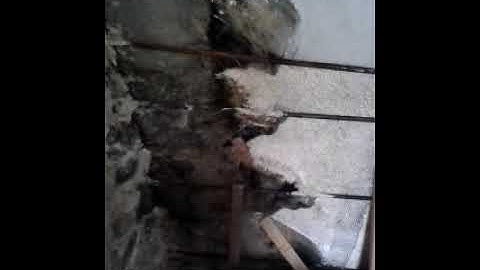 lime plaster on expanded mesh - hemp plaster video 2014 part 1