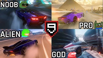 ASPHALT LEGENDS - NOOB VS PRO VS ALIEN VS GOD PT - 9