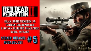 RDR2 Keskin Nişancı Mücadelesi [Silah Değiştirmeden Hayvan Öldürme] (Sharpshooter Challenge)#5 #rdr2 screenshot 1