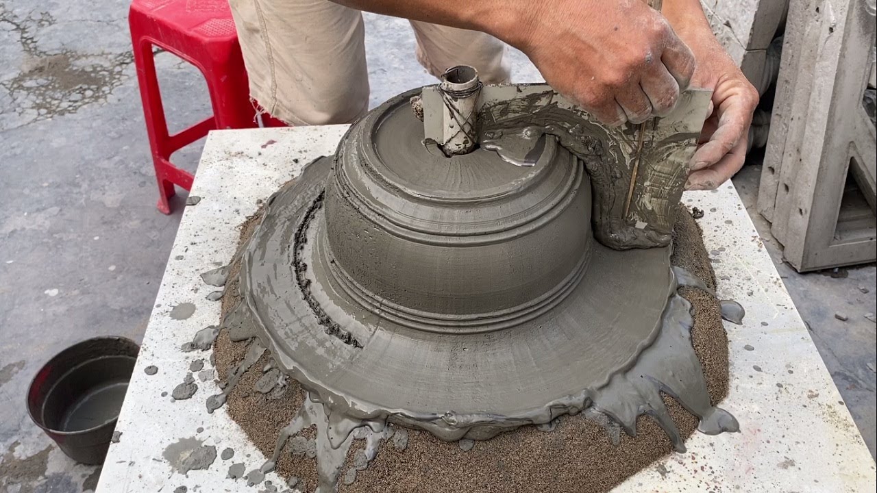 Hints And Tips For Making Cement Pots At Home For You - YouTube