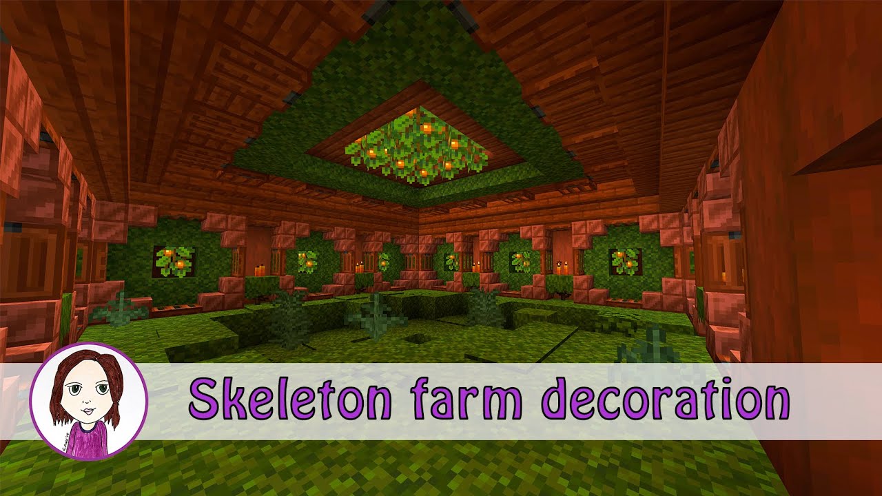Skeleton farm decoration, Serengard ep 19, Minecraft let's play YouTube
