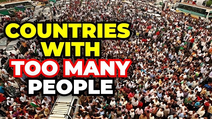 Why 50% of The World Live in these 6 OVERCROWDED Countries