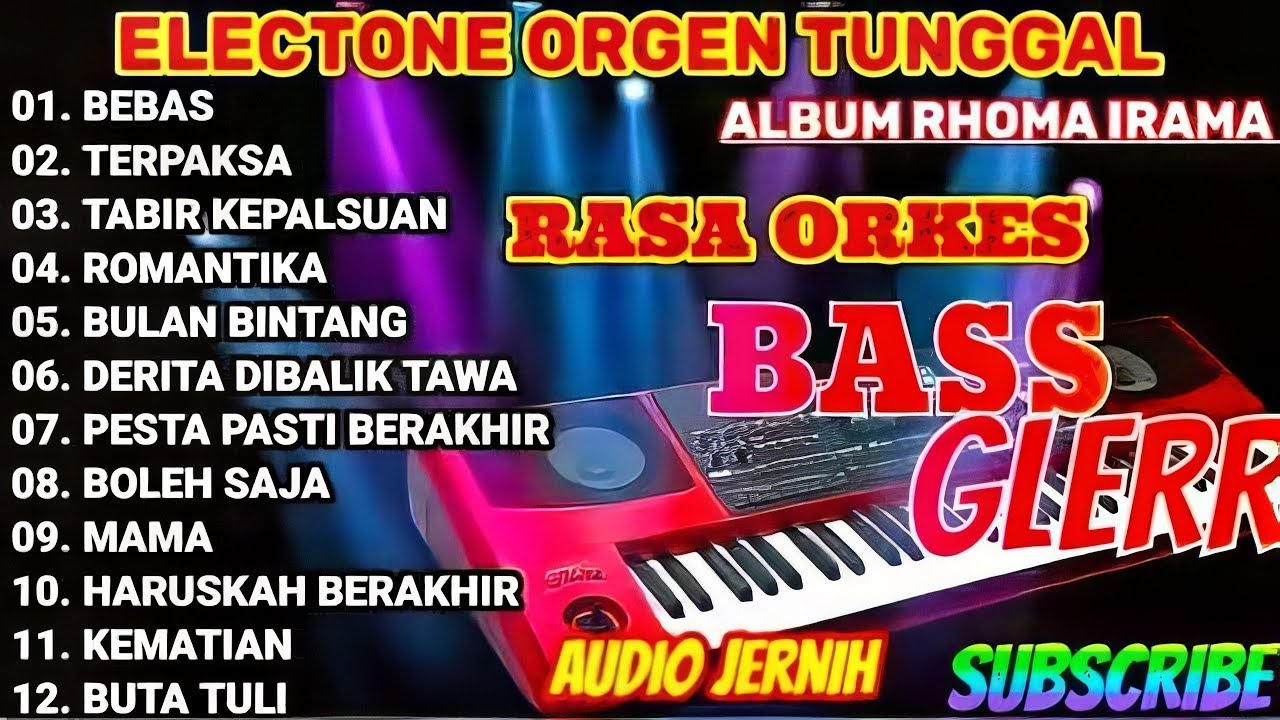 DANGDUT ORKES FULL ALBUM RHOMA IRAMA 🎶 Electone Orgen Tunggal RASA ORKES BASS GLERR 🔥 imDEEPpulse