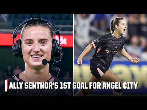 Ally Sentnor on what it means to score her first goal for Angel City FC ❤️ | ESPN FC