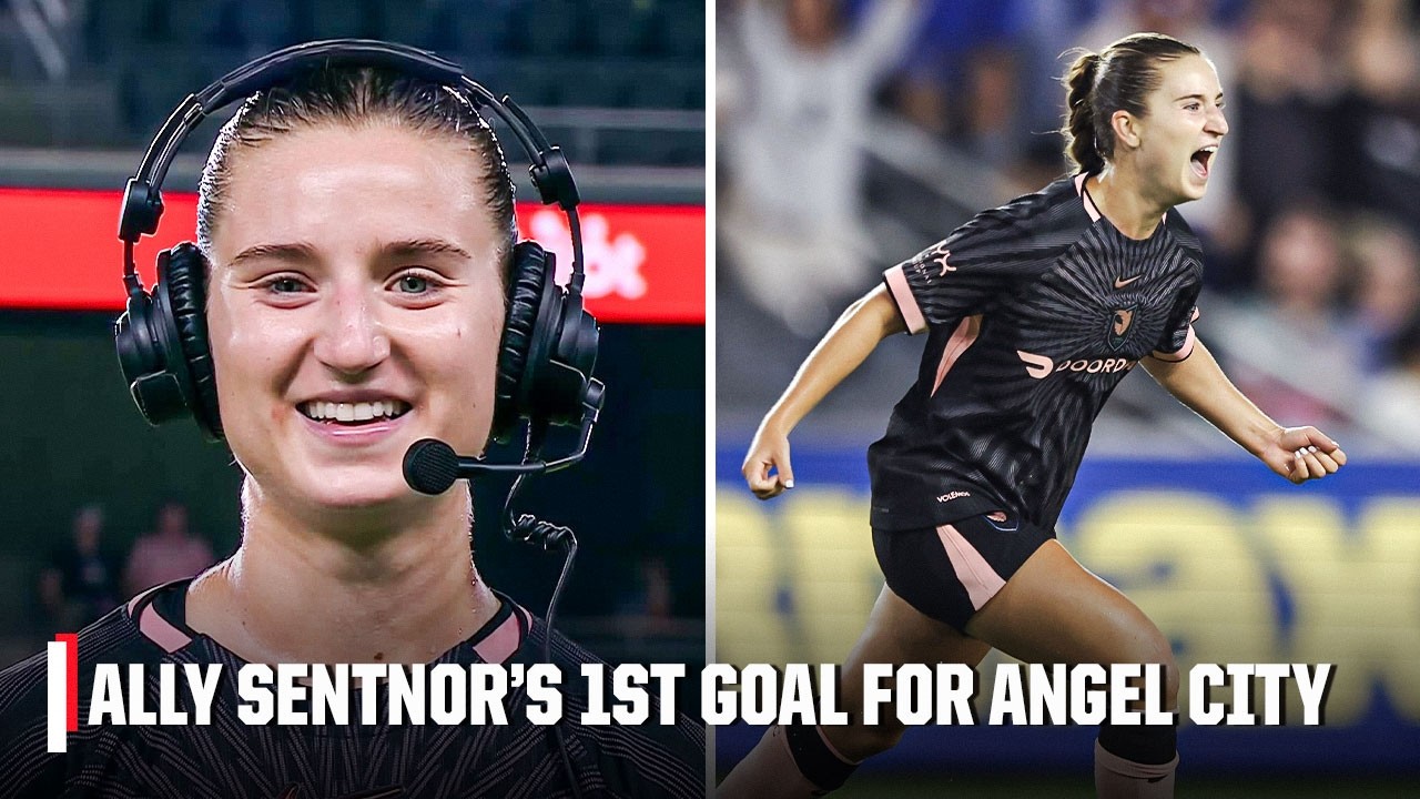 Ally Sentnor on what it means to score her first goal for Angel City FC ❤️ | ESPN FC