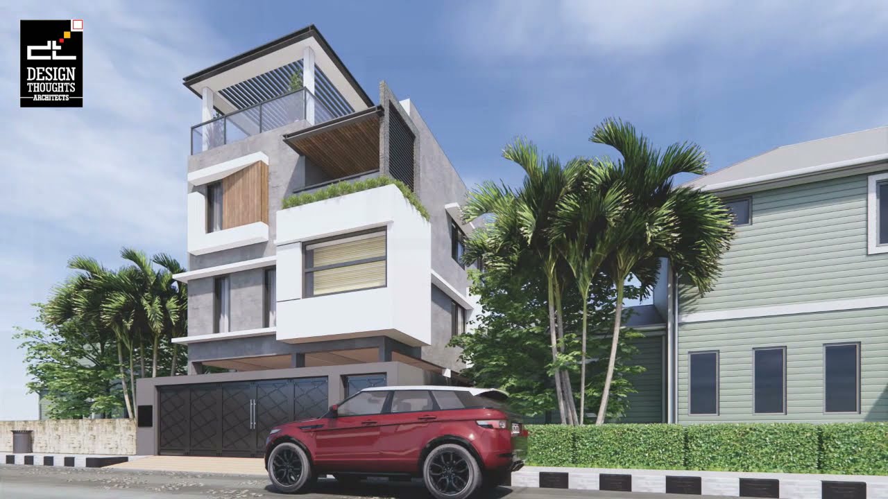 30*40 South facing Contemporary Elegant Architecture Design | Walk-through | G+3 | 4BHK | Bangalore