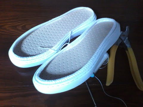 как приклеить кожкартон как обвязать подошву