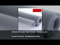 200x800cm Large Mesh Screen - Mosquito and Insect Protection, Breathable Ventilation, Suitable