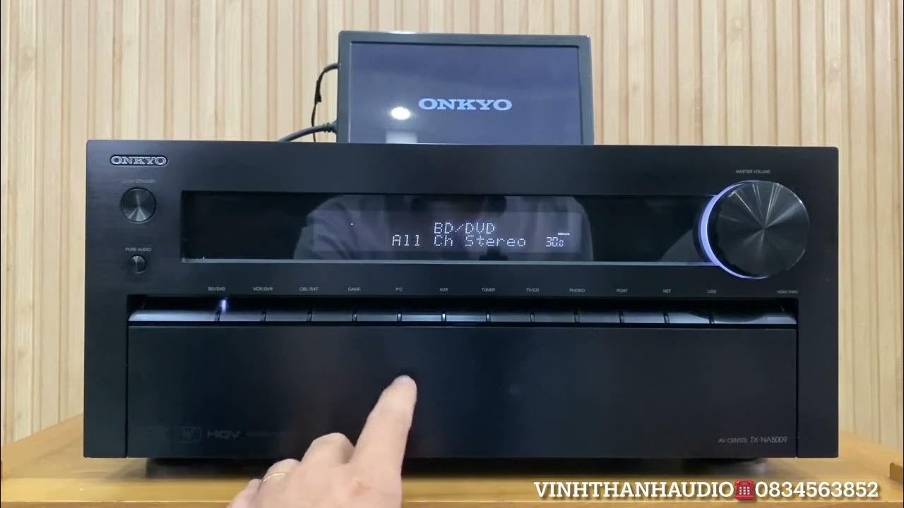 Reset Onkyo TXNA5009 YouTube