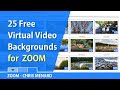 Zoom - 25 free virtual video backgrounds by Chris Menard