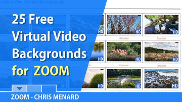 Zoom - 25 free virtual video backgrounds by Chris Menard
