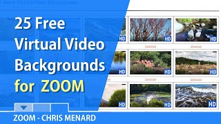 Zoom - 25 free virtual video backgrounds by Chris Menard - YouTube