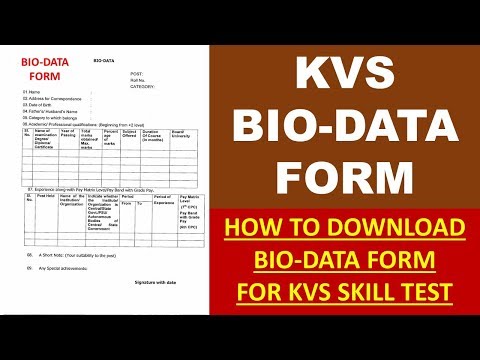 how to download bio data form youtube bio data download