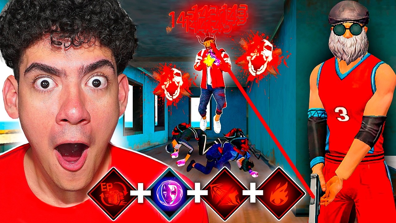 EL COMBO de HABILIDADES MAS ROTO de TODO FREE FIRE 1TIRO = 1 KILL😱 - TheDonato