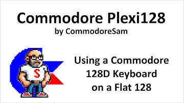 Commodore 128 to Plexi128 - Commodore 128D keyboard on a 128 Flat (error corrected)
