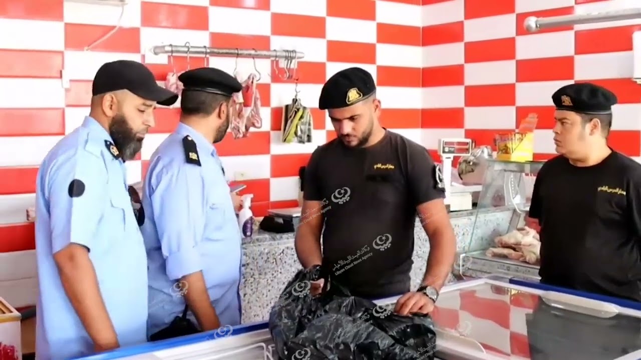 حملة تفتيشية لفرع جهاز الحرس البلدي السواني والكريمية على محلات بيع الجملة بمنطقة الكرايمية. LCNA