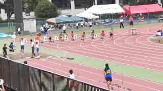 H27 第4ブロック中学生陸上競技大会 3年女子100m決勝