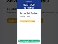 HCLTech | Service Desk Analyst | Off Campus 2026 | Apply Now | Noida