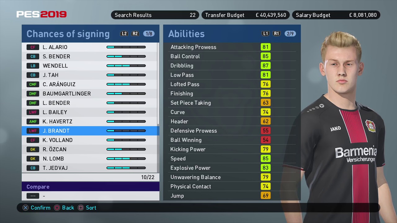 PES 2019 Arsenal Master League - YouTube
