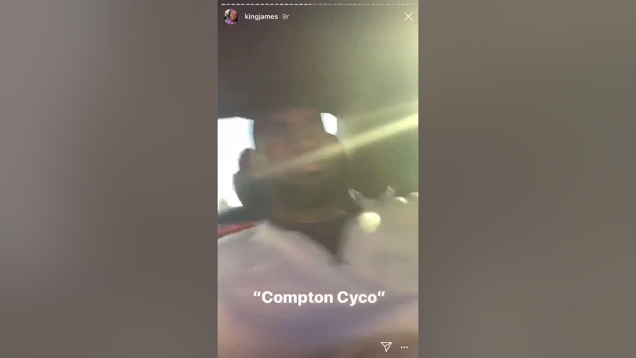 LeBron James Singing and Bumping to music While Heading to the Game