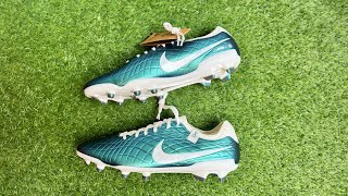 NIKE TIEMPO EMERALD LEGEND 10 PRO FG LOW TOP FOOTBALL BOOT Colour Shown/ Dark Atomic Teal/Sail