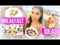 Quick & Healthy Breakfast ideas! Pancake Kabobs, Banana Pops & Berry Crunch Oatmeal!