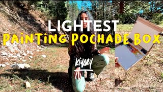 Check Out The New Lightest Pochade Box Pleinair Painting With Oil Paints In The Mountains